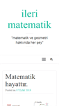 Mobile Screenshot of ilerimatematik.com